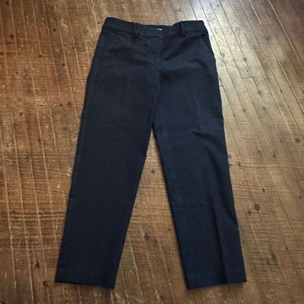 Loft navy business casual Riviera slim 2 minimalist slacks